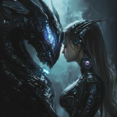 Intimate Encounter of Cyber Dragons