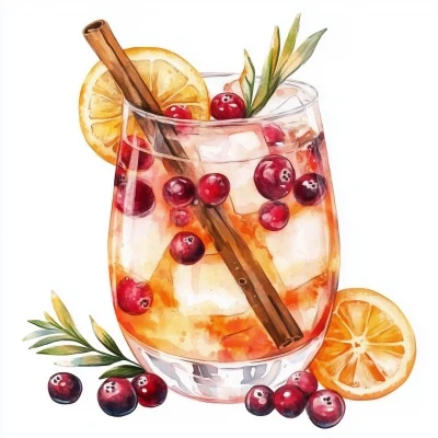 Punch Cocktail Clipart