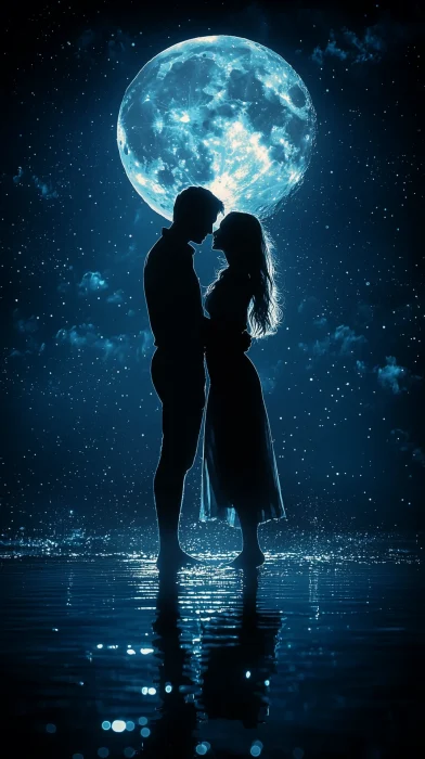 Romantic Dance Under the Moon