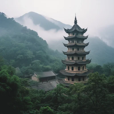 Ancient Pagoda in Hubei