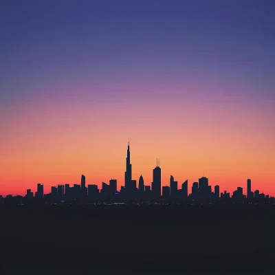 Urban Skyline Silhouette