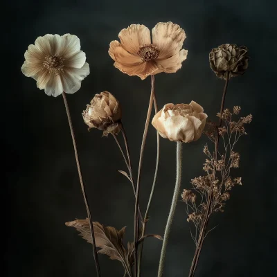 Whimsical Dried Flowers