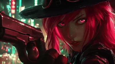 Miss Fortune in Neo Tokyo