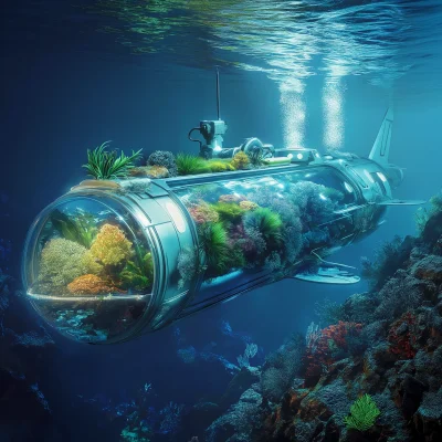 Underwater Submersible for Coral Growth