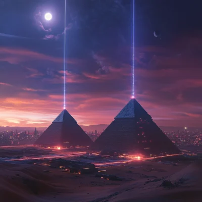 Cyberpunk Pyramids