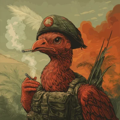 Cartoon Turkey in Vietnam