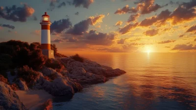 Sunset Lighthouse