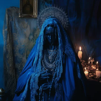 Creepy Santeria Mantle