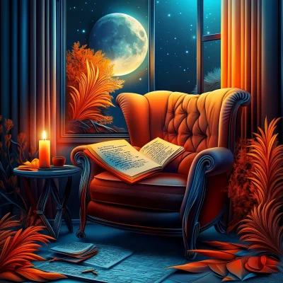 Moonlit Home Corner