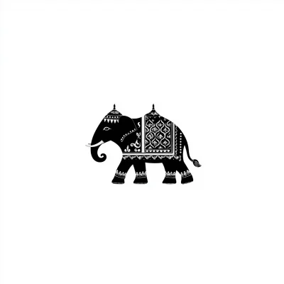 Minimalist Elephant Logo