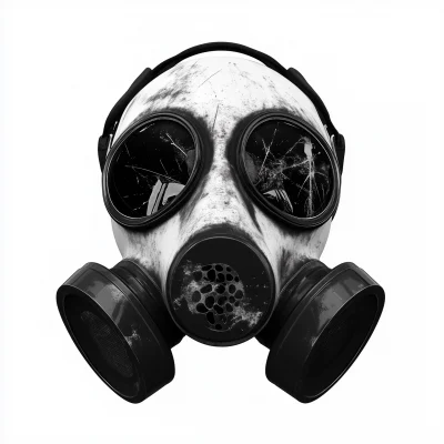 Destroyed Gas Mask