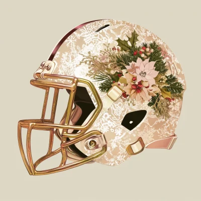 Holiday American Football Helmet