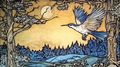 Art Nouveau Bird