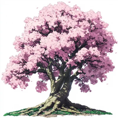 Giant Cherry Blossom Tree