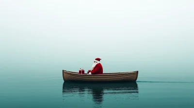 Santa’s Serene Journey