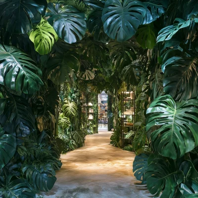 Opulent Jungle Pop-Up Store