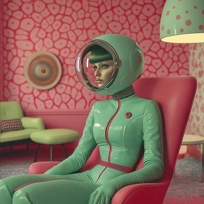 Futuristic 1960s Woman