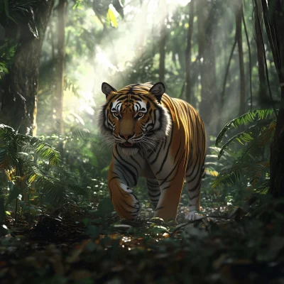 Majestic Tiger in Jungle