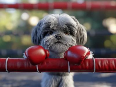 Boxing Shih Tzu Fighter