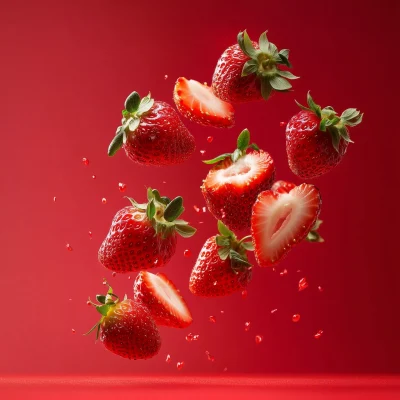 Flying Strawberries