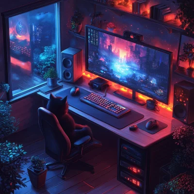 Isometric Gaming Room