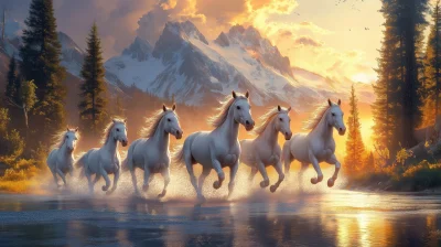 Horses at Sunrise