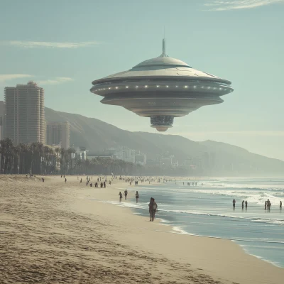 Sci-Fi Santa Monica Beach