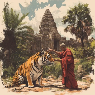 Tiger and Monk