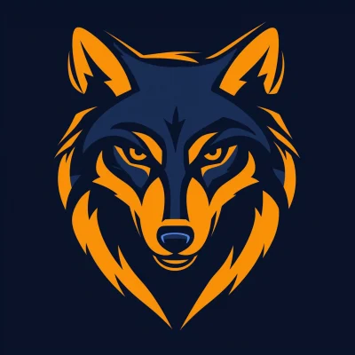 Wolf Head Front Graphic