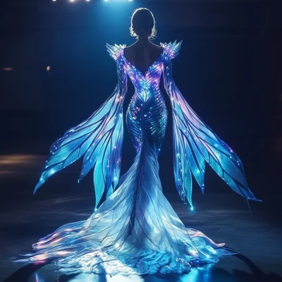 Futuristic Mermaid Dress