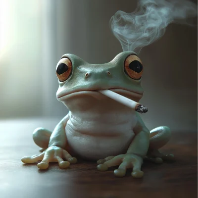 Smoking Frog