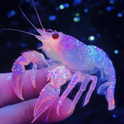 Glitterific Giant River Prawn