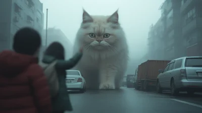 Giant Cat in Shanghai