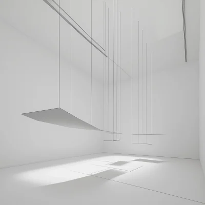 Minimalist Museum Interior