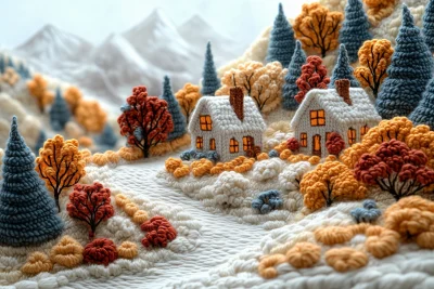 Warm Winter Landscape