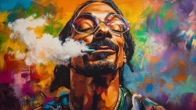 Happy Snoop Dogg Graffiti