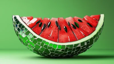 Mirror Mosaic Watermelon