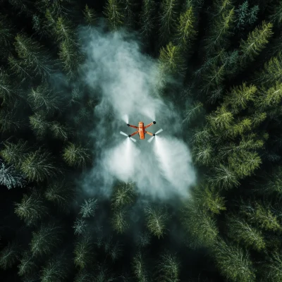 Drone Watering Forest