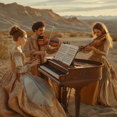 Renaissance Trio in the Desert