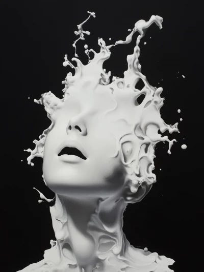 Surreal White Artwork