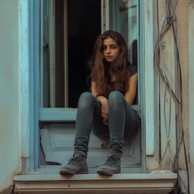 Teenager by the Window