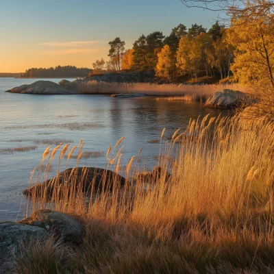 Golden Hour at Fjäderholmarna