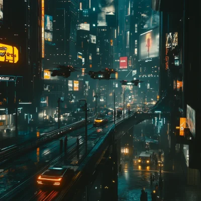 Cyberpunk Cityscape