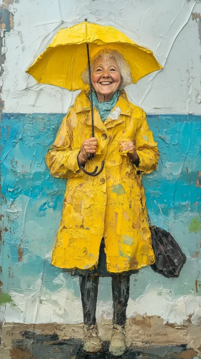 Happy Woman Enjoying the Sea