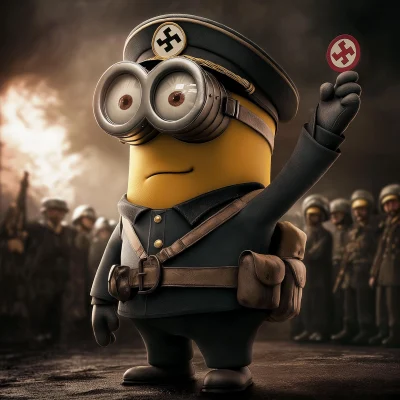 Minion in Military Uniform