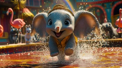 Dumbo the Playful Elephant