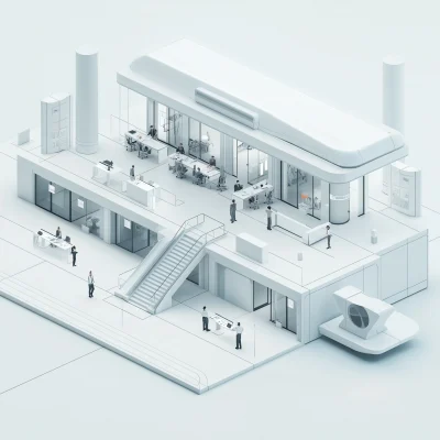 Isometric Office Scenes