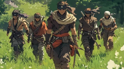 Bandits in a Medieval Fantasy