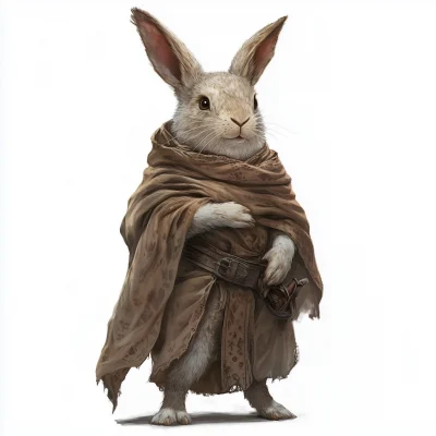 Humanoid Rabbit Character