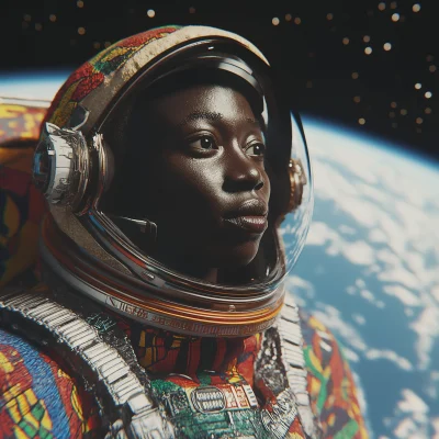 Afrofuturistic Astronaut